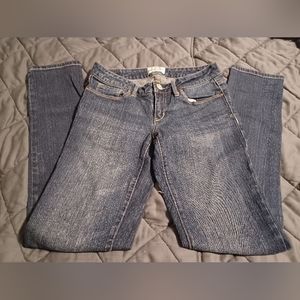 Aeropostale Ashley Ultra Skinny Jeans juniors 0 short denim blue